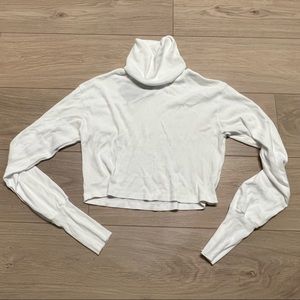 Brandy Melville Cropped Turtleneck Top